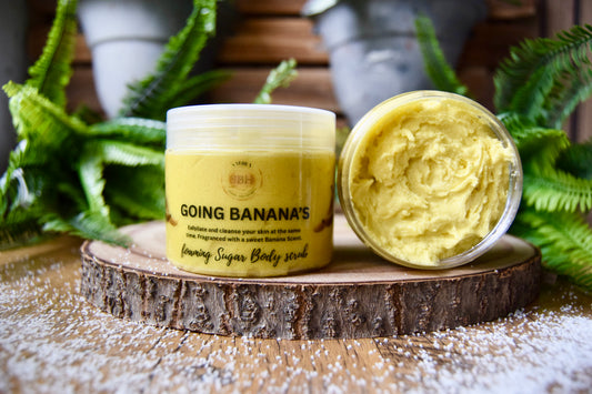 Going Banana’s Foaming Sugar Body scrub