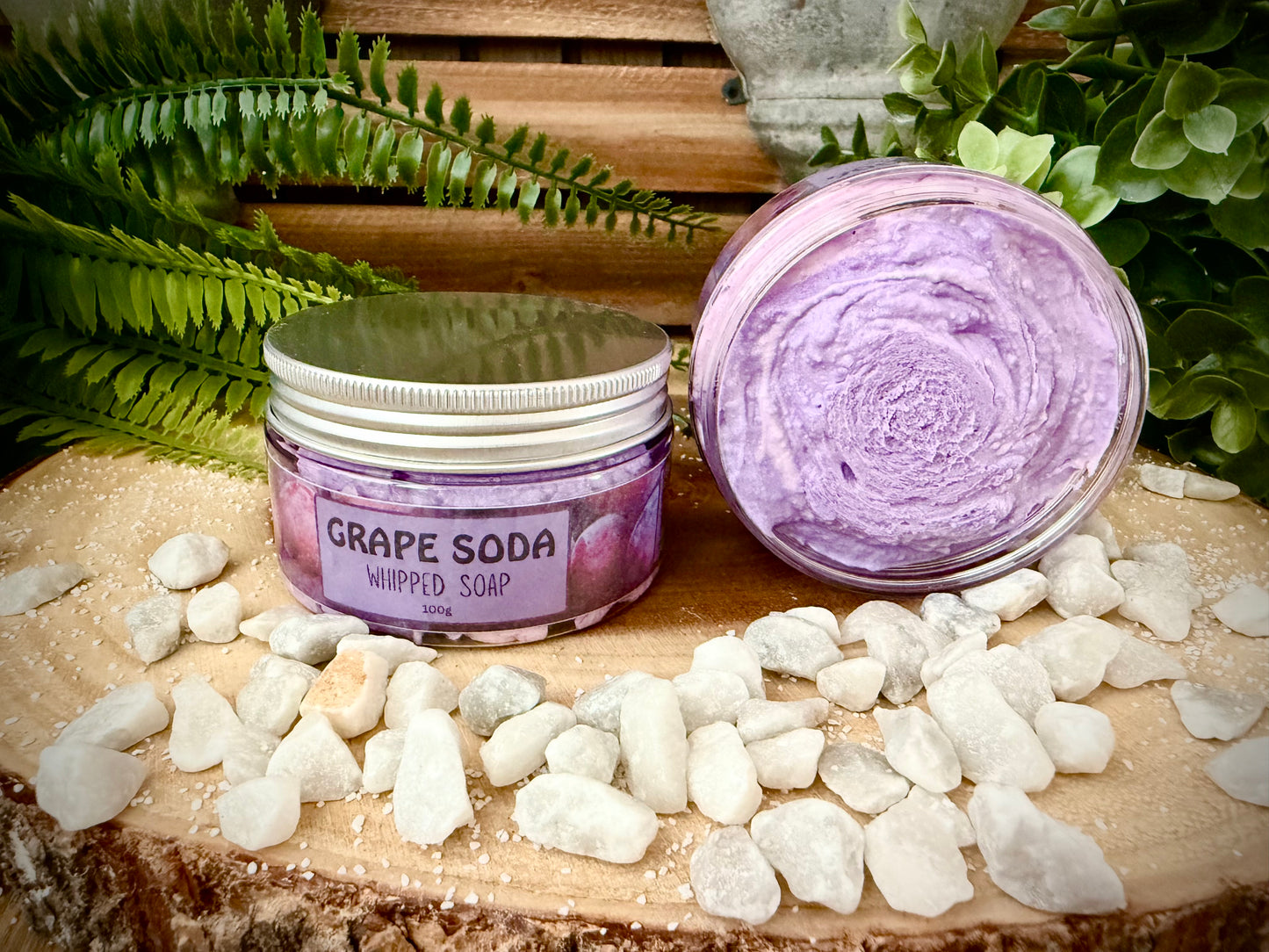 Grape Soda Whipped Soap