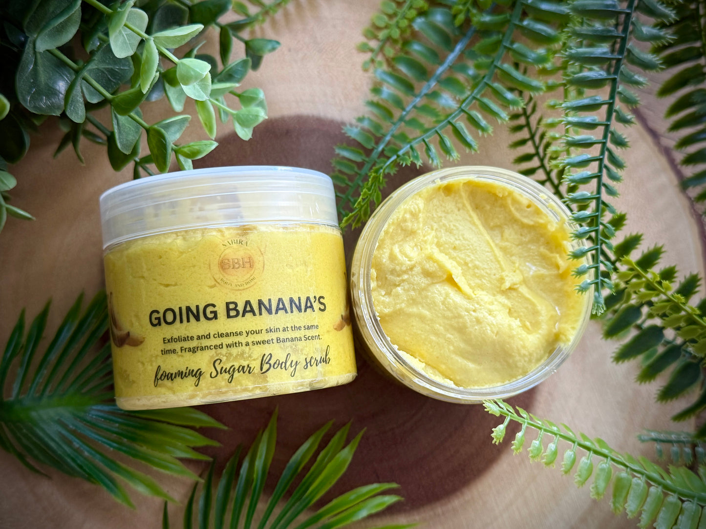Going Banana’s Foaming Sugar Body scrub