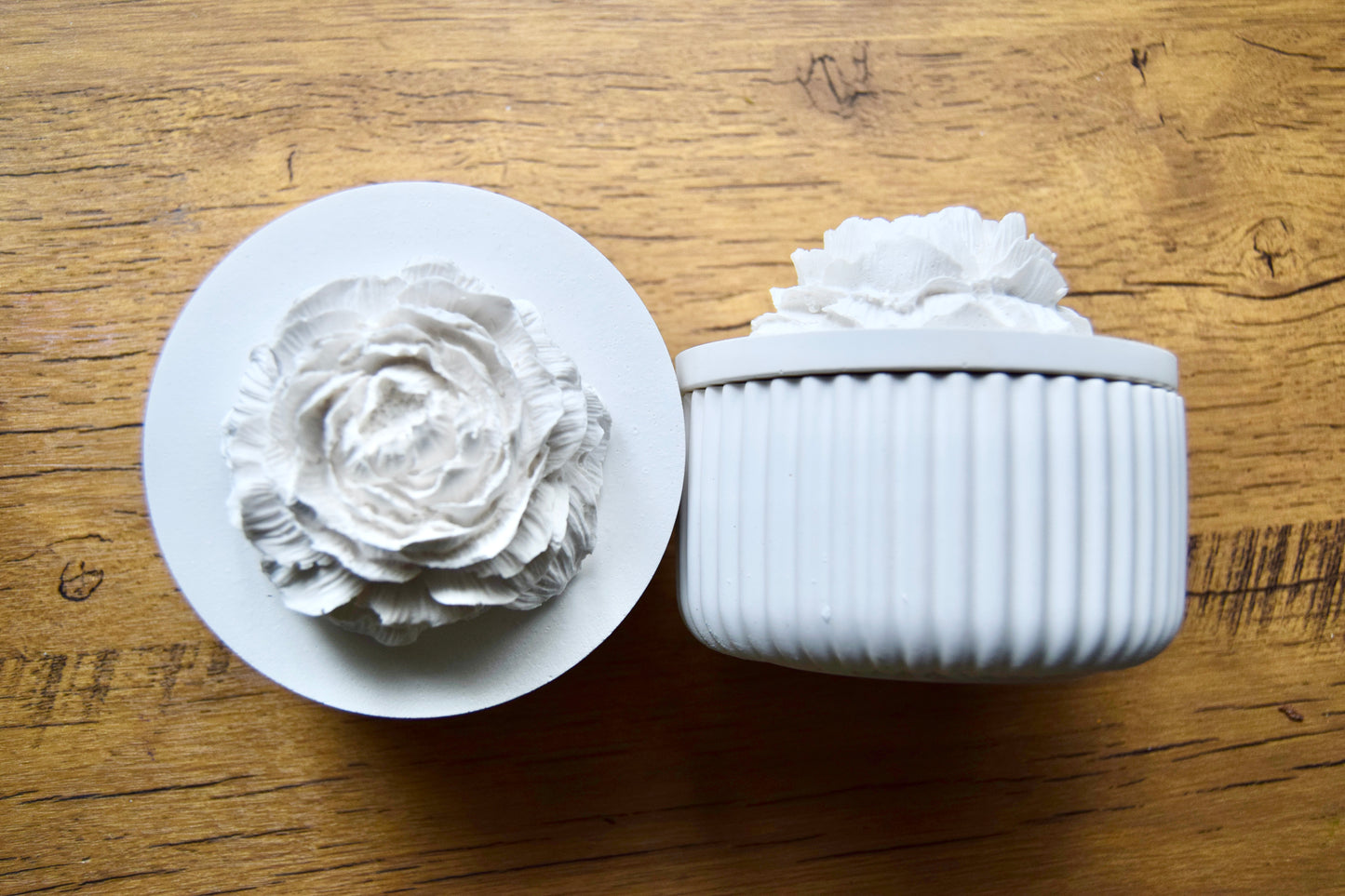 Storage Jar with decorative floral lid