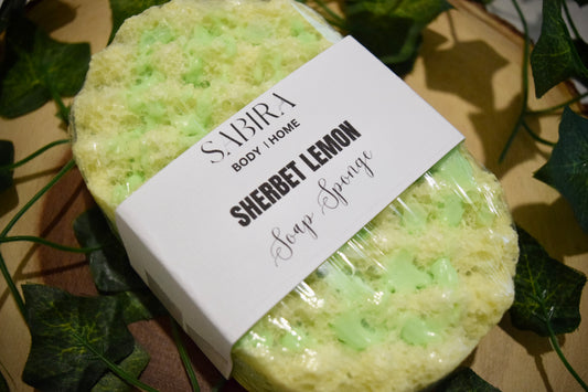 Sherbet Lemon Soap Sponge