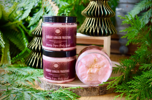 Cherry Ginger Frosting foaming Sugar Body Scrub
