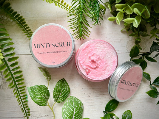 MintyScrub Foaming Sugar Body Scrub