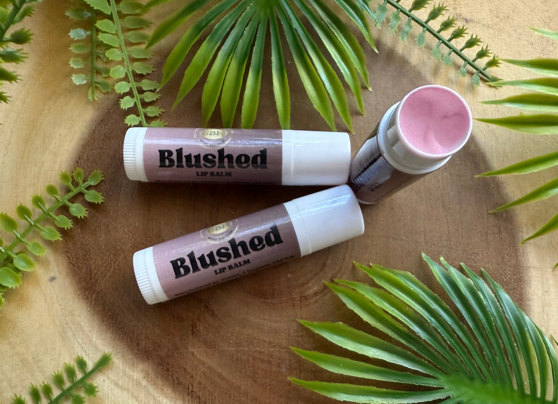Handmade lip balm with a chocolate lip flavour.