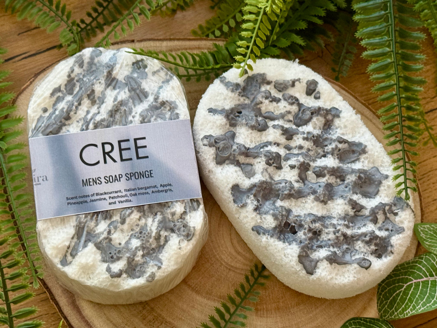 Handmade Mens soap sponge. Bath and shower product for men.
