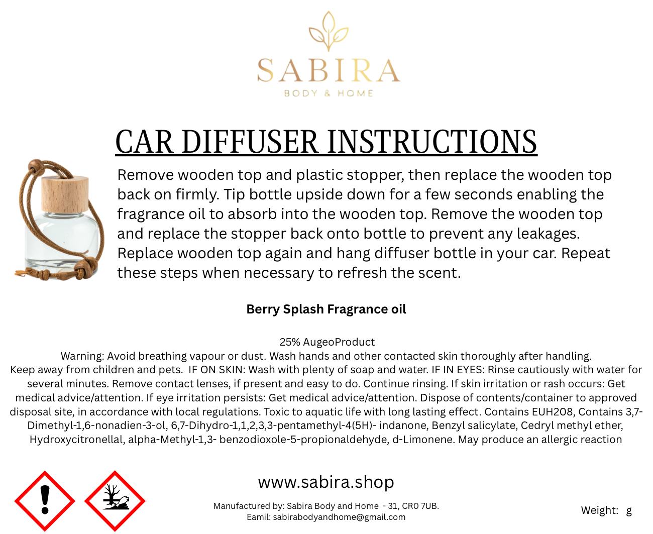 Berry Splash Car Freshener