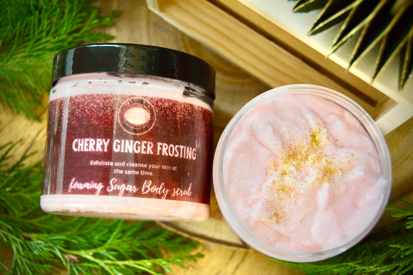 Cherry Ginger Frosting foaming Sugar Body Scrub