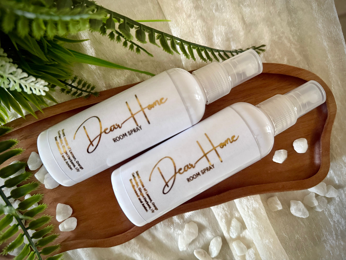 Water based room spray to freshen up your home.
