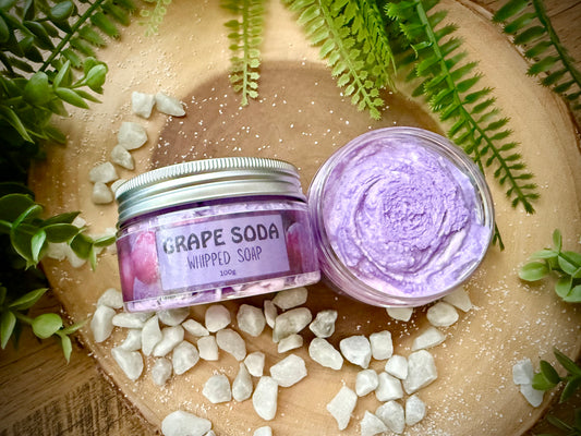 Grape Soda Whipped Soap