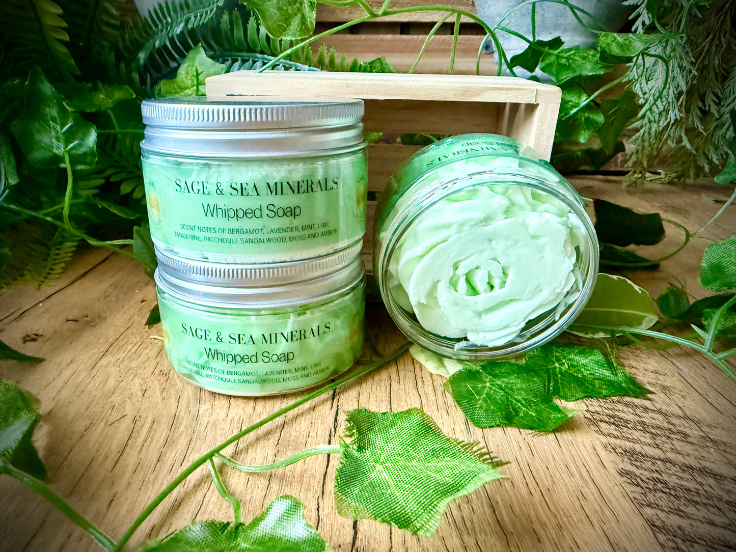 Sage & Sea Minerals Whipped soap
