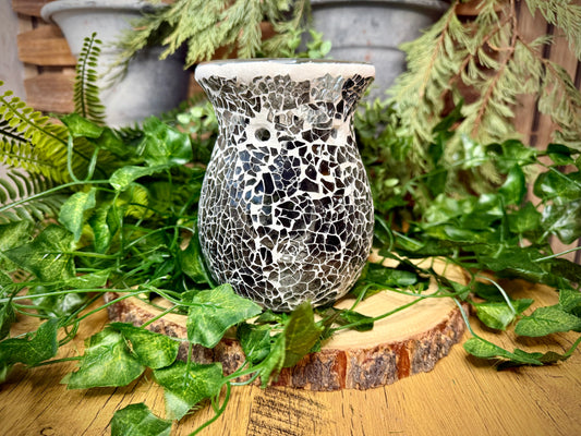 Gunmetal Grey Mosiac Wax Melt Burner