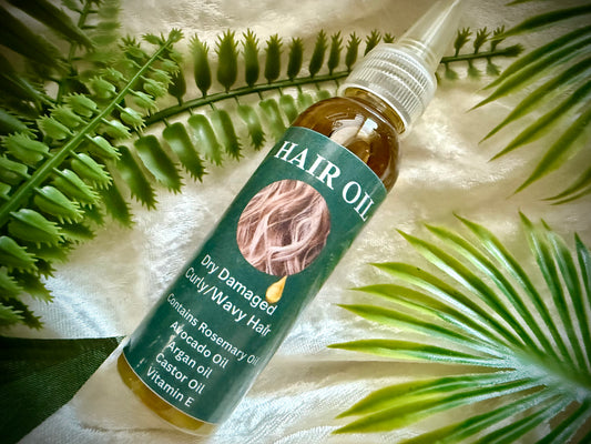 Hair Oil - Dry damaged / Curly / Wavy hair