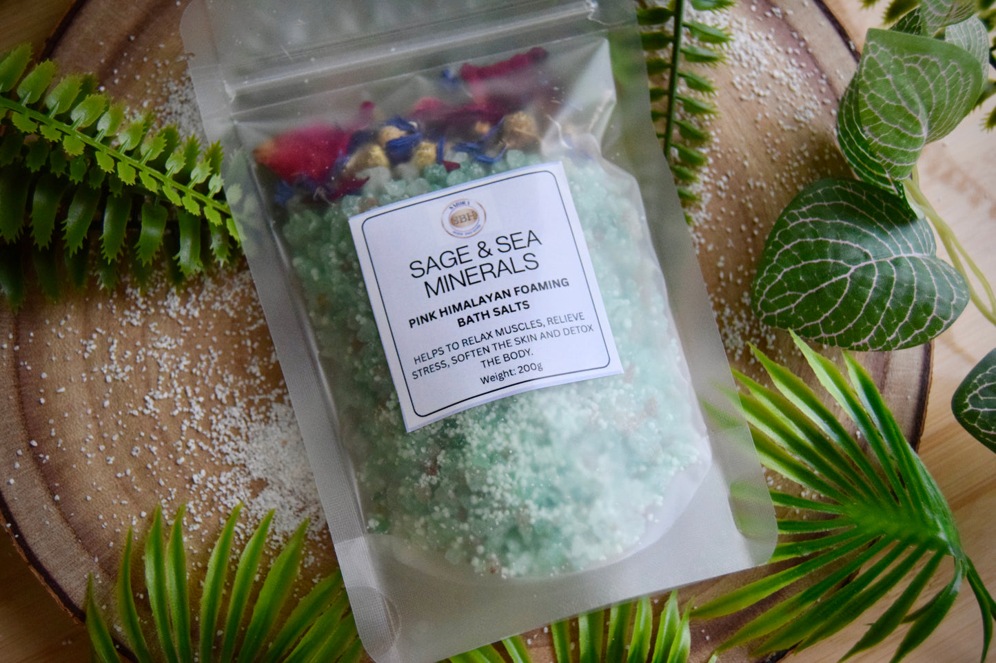 Sage & Sea Minerals Foaming Bath Salts