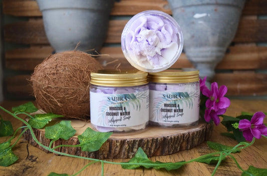 Hibiscus & Coconut Water Whipped Soap