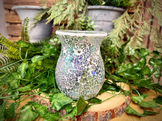 Iridescent Mosiac Wax Melt Burner