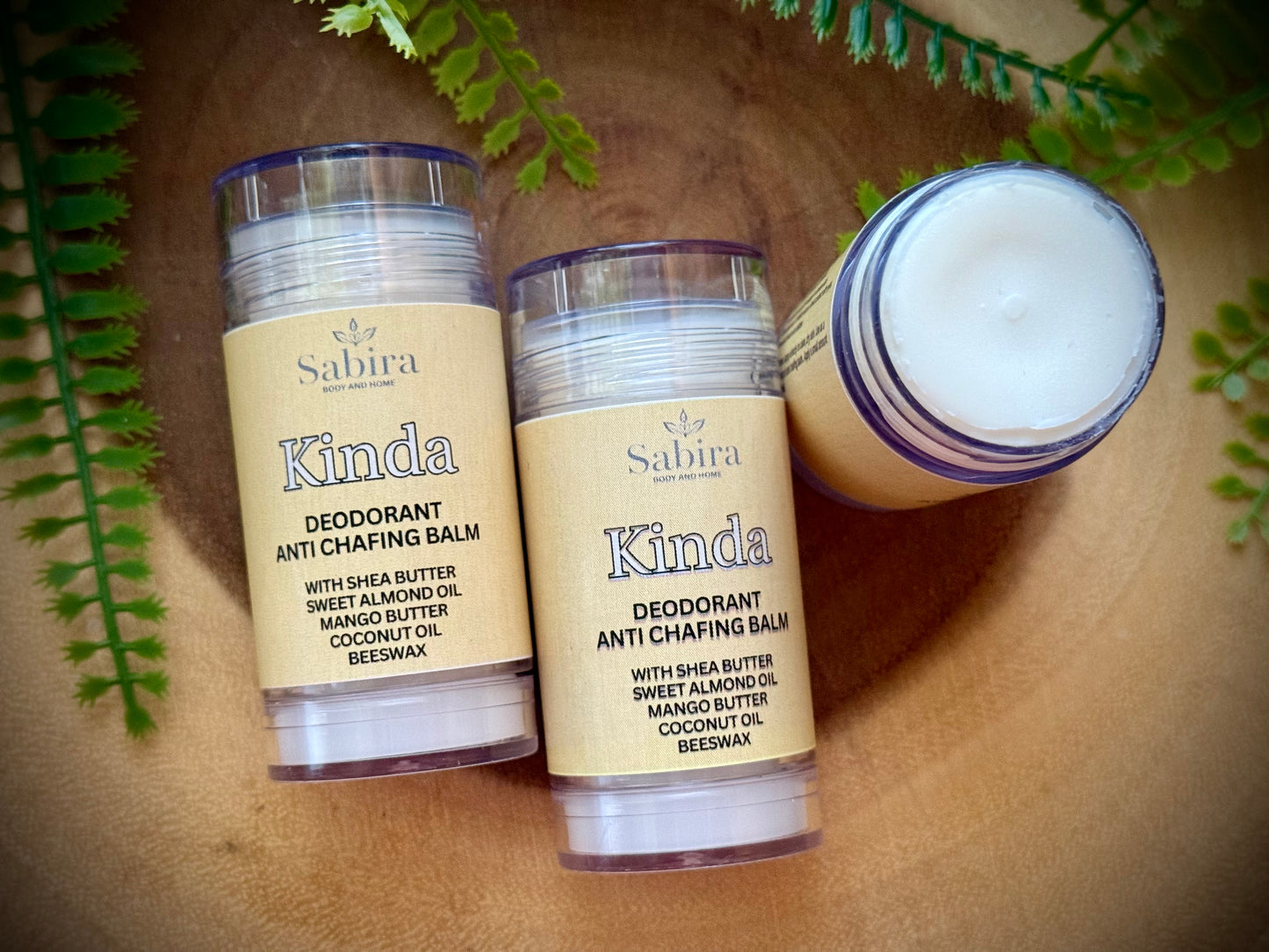 Chaffing balm and deodorant balm made with natural oils and butters. Lightly fragranced.