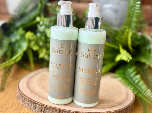 Shampoo with Argan oil, Rosemary oil and Panthenol. Sulphate free shampoo. 