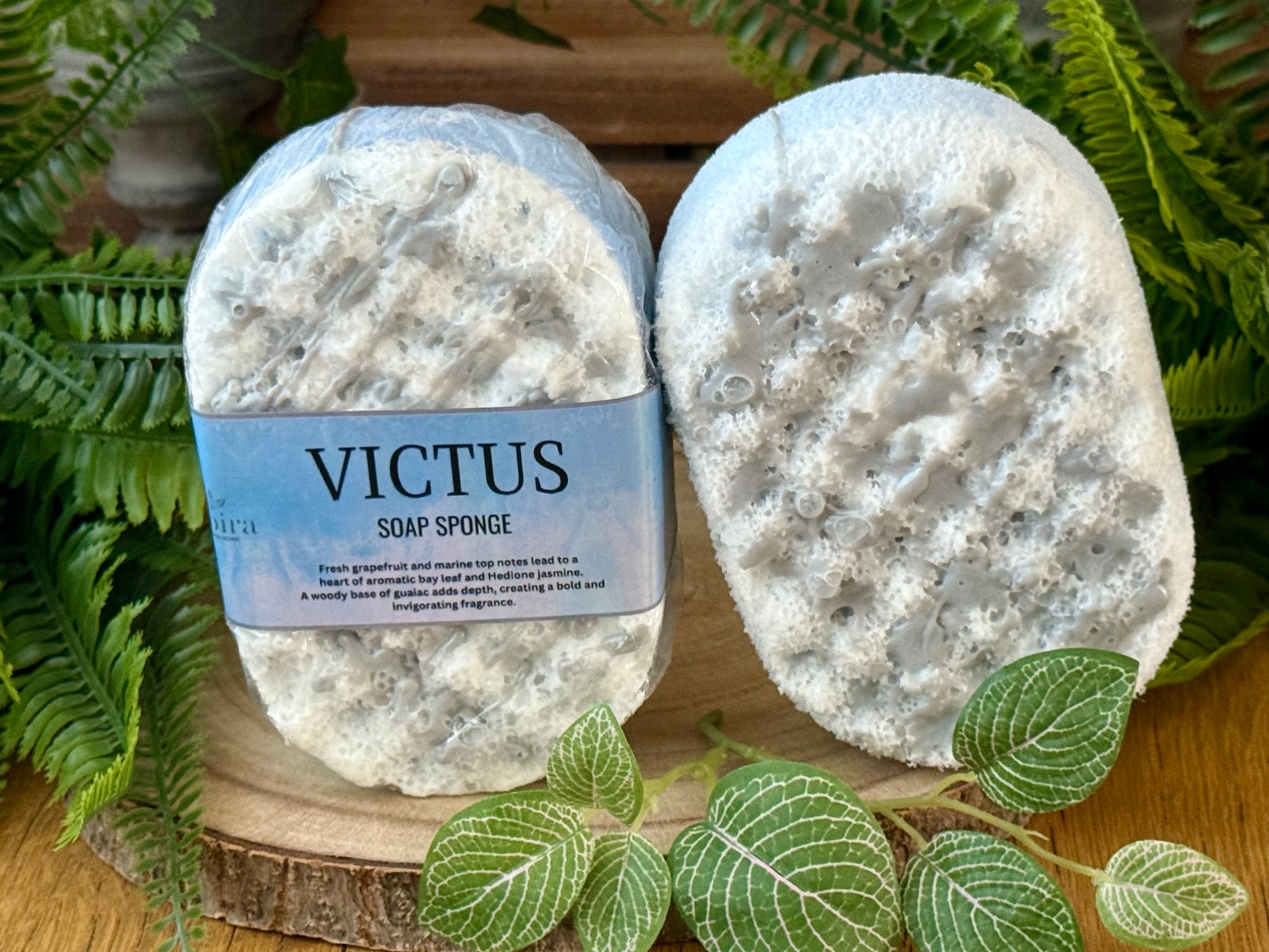 Handmade Victus soap sponge for men. Mens Shower and Bath product.