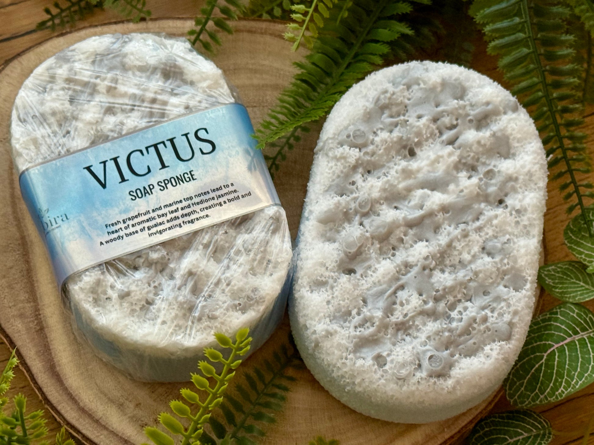 Soap sponge for men. Handmade mens bath and shower product.
