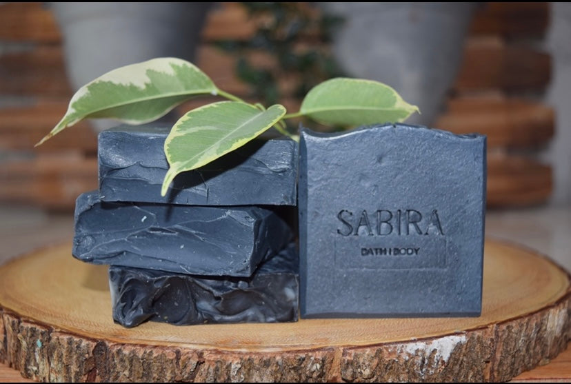 Handmade Activated charcoal soap with natural oils and butters.